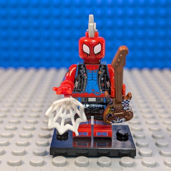 Unbranded Other - Spiderman Into the Spider-Verse Spider-punk Minifigure Building Block Toy